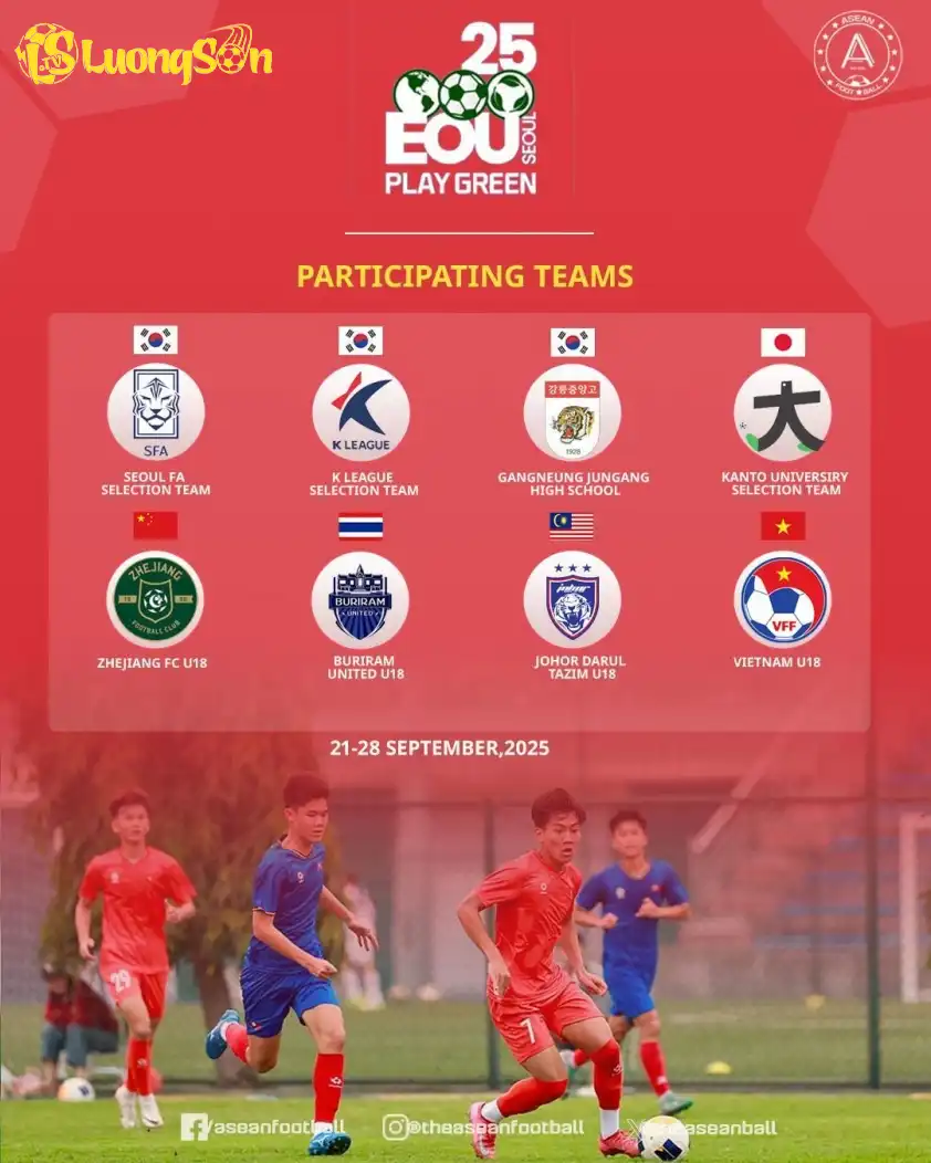 U18 Việt Nam sẽ tham dự giải đấu ở Hàn Quốc vào cuối tháng 9 U18 Việt Nam sẽ tham dự giải đấu ở Hàn Quốc vào cuối tháng 9