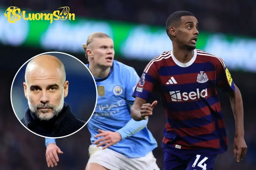 HLV Pep Guardiola đánh giá Haaland hơn Isak