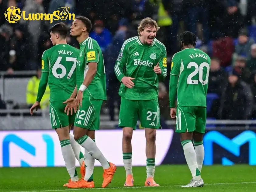 Newcastle vừa giành chiến thắng ấn tượng với tỉ số 4-1 trước Everton Newcastle vừa giành chiến thắng ấn tượng với tỉ số 4-1 trước Everton
